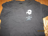 Phantom Of The Opera Vintage Black Small Logo T Shirt XL