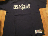Seattle Mariners Navy Practice T Shirt XL Majestic Authentics