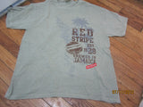 Red Stripe Beer Green T Shirt Large Jamaica