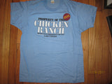 Property Of Chicken Ranch Las Vegas 80's Vintage T shirt Large