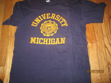 Michigan Crest Logo Vintage 80's T Shirt Large By Artex