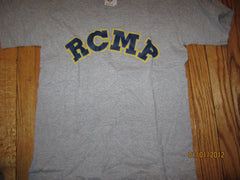RCMP Logo Grey T Shirt Small Royal Canadian Mounted Police