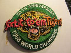 Detroit Tigers 1968 World Champions 30th Anniversary Patch
