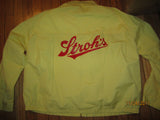 Stroh's Beer Vintage Unlined Zip Up Jacket XL