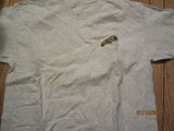 Goodyear Blimp Embroidered Logo Grey T Shirt Large