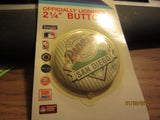 San Diego Padres 2 1/4 Inch Pin Mint On Card