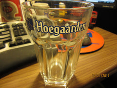 Hoegaarden Large 0.5ltr Beer Glass Belgium Belgian