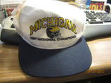 Michigan Wolverines Football 1997 National Champions Vintage Snapback Hat New W/Tag