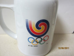 OB Beer S Korea 1988 Summer Olympics 0.5ltr Ceramic Beer Stein Pongsan Mask Dance