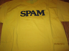 Spam Logo Yellow T Shirt Large