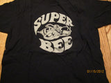 Super Bee Logo Vintage Fit Black T Shirt XL