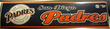 San Diego Padres Logo 1998 Bumper Sticker