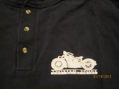 Twisted Spoke Chicago Motorcycle Restaurant 3 Button Long Sleeve T Shirt XL