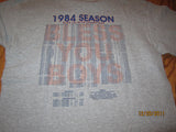 Detroit Tigers 1984 Wold Champions 20th Anniversary T Shirt Medium
