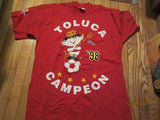 Toluca 1998 Campeones T Shirt Large Mexico Soccer NWOT