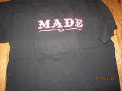 Made Clothing Logo Black T Shirt Large Gangsta!