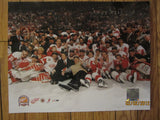 Detroit Red Wings 2002 Stanley Cup Champions "The Photo" 11 x 14 W/Tag