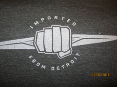 Detroit Imported From Detroit Shirt Large American Apparel Tri-Blend