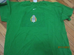Mexico Futbol Logo Green T Shirt Large Nike Soccer