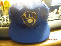 Milwaukee Brewers Old Logo Mesh Snapback Hat Small/Medium By Twins