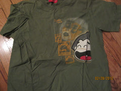 Sumo One Cartoon T Shirt Small Japan Green
