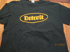 Made In Detroit Older Logo Green T Shirt XL