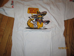 Monte Alban Mezcal Vintage Hockey Goalie T Shirt Large