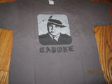 Al Capone Grey T Shirt Large Mobster Gangster Chicago
