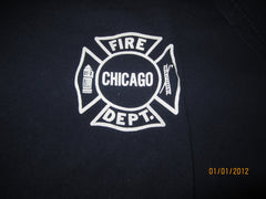 Chicago Fire Department Logo Navy T Shirt XL