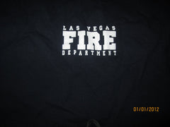 Las Vegas Fire Department Navy T Shirt Large