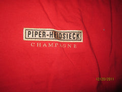 Piper- Heidseck Champagne Embroidered Logo T Shirt Large