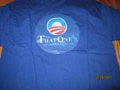 Barack Obama "That One 08" T Shirt XL