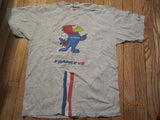 World Cup 1998 France mascot Logo T Shirt Medium