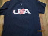 USA Baseball #28 Curtis Granderson T Shirt Large