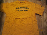 Los Angeles Galaxy David Beckham Adidias T Shirt XL MLS