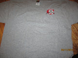 Charleston Riverdogs Embroidered Logo Grey T Shirt Large