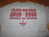 Toledo Mud Hens 2005-2006 Governor's Cup Champions "Got 2?" T Shirt Large