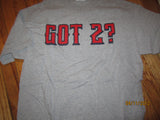 Toledo Mud Hens 2005-2006 Governor's Cup Champions "Got 2?" T Shirt Large