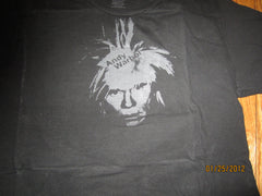 Andy Warhol Photo Black T Shirt Large