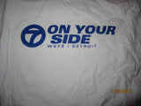 WXYZ Channel 7 Detroit On Your Side T Shirt Large