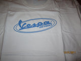 Vespa Detroit Logo White T Shirt XL Scooter