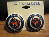 Detroit Tigers Pair Of Old Logo Plastic Earrings New Old Shelf Stock