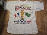World Cup 1998 Final France vs Brazil T Shirt Large