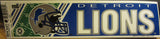 Detroit Lions Logo Bumper Sticker