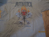 Metallica Burn Your Fingers One By One T Shirt XL Pushead