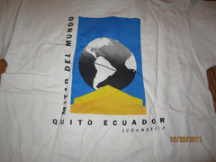 Ecuador Mitad Del Mundo Quito T Shirt Small New W/Tag