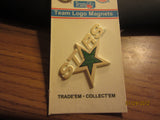 Dallas Stars Logo Magnet Mint On Card