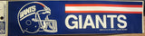 New York Giants Old Helmet Logo Bumper Sticker