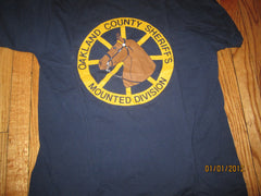 Oakland County Sheriff Mounted Division T Shirt XL