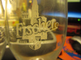 Fischer Biere De Alsace Tulip Style 0.5ltr Glasses France Set Of 2 Beer